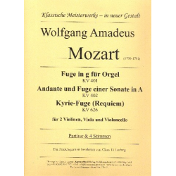 3 Fugen - Wolfgang Amadeus Mozart