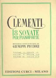 18 Sonatas vol.2 (nos.7-12) for piano - Muzio Clementi