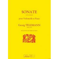 Sonate la mineur pour violoncelle - Georg Philipp Telemann