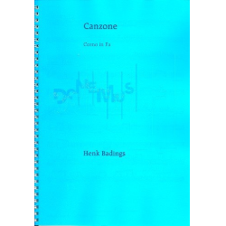 Canzone : für Horn und Orgel -Henk Badings