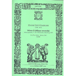Missa secunda (down a 3rd) -Hans Leo Hassler