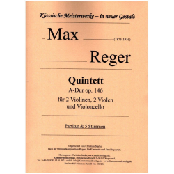 Quintett A-Dur op.146 - Max Reger