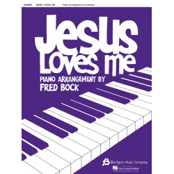 Jesus Loves Me Piano Solo - Fred Bock