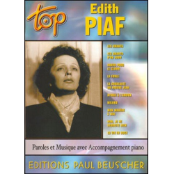 Top Edith Piaf: paroles et musique - Edith Piaf