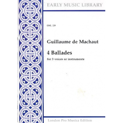 4 Ballades - Guillaume de Machaut