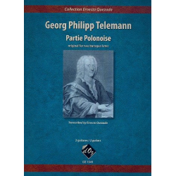 Partie polonoise pour 2 guitares - Georg Philipp Telemann