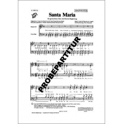 Santa Maria : für gem Chor mit Klavier-Begleitung - Guido de Angelis