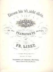 Einsam bin ich nicht allein für Klavier - Franz Liszt
