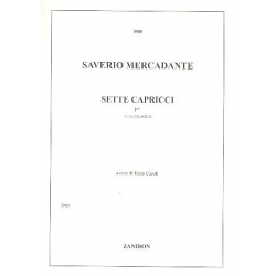 7 Capricci per flauto solo - Saverio Mercadante