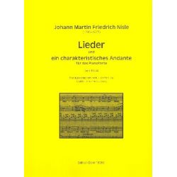 Lieder und ein charakteristisches Andante - Johann Martin Friedrich Nisle