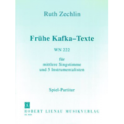 FRUEHE KAFKA-TEXTE WN222 - Ruth Zechlin