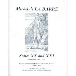 Suites 20 and 21 for 2 flutes (violins/ - Michel de la Barre