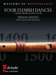 4 Flemish Dances for 4 recorders (SATB) - Tielman Susato
