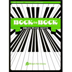 Bock To Bock #1 Piano organ Duets - Fred Bock