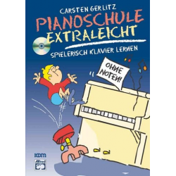 Pianoschule extra leicht (+CD) - Carsten Gerlitz