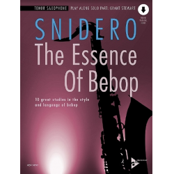 The Essence of Bebop Tenor Saxophone (+Online Audio) -Jim Snidero