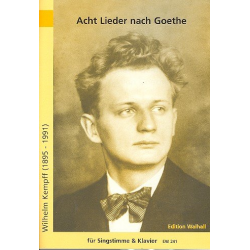 8 Lieder nach Goethe -Wilhelm Kempff