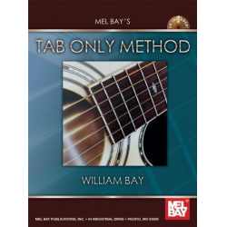 Tab only Method (+CD) for guitar - William Bay