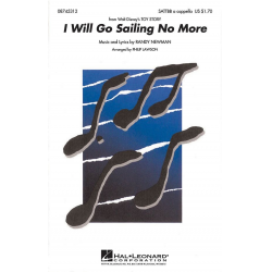 I will go sailing no more - Randy Newman / Arr. Philip Lawson