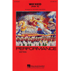 Wicked - Part 3 - Stephen Schwartz / Arr. Richard L. Saucedo