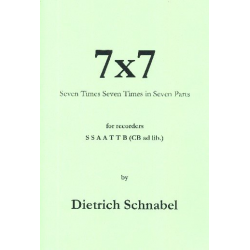 7 x 7 - Dietrich Schnabel