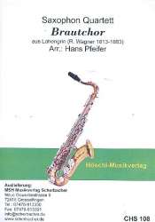 Brautchor aus Lohengrin für 4 Saxophone - Richard Wagner / Arr. Hans Pfeifer