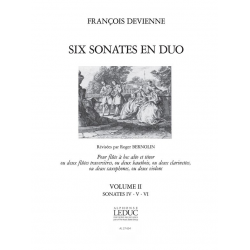 6 SONATES EN DUO VOL.2 : POUR FLUTE - Francois Devienne