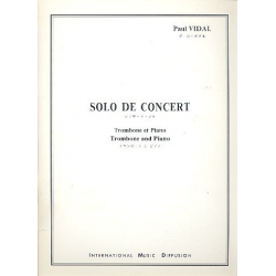 Solo de concert pour - Paul Vidal