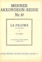 La Paloma für Akkordeon - Sebastian Yradier
