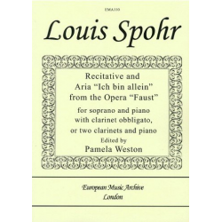 Ich bin allein aus der Oper Faust für - Louis Spohr