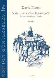 Stricturae viola-di gambicae Band 3 (Nr.33-43) - David Funck