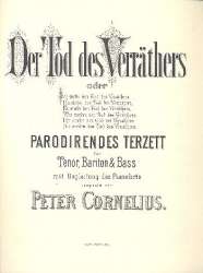 Der Tod des Verräthers für Tenor, Bariton, - Peter Cornelius