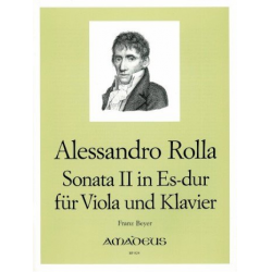 Sonate Es-Dur Nr.2 - für Viola und - Alessandro Rolla