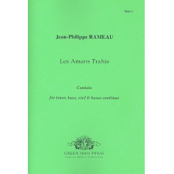 Les Amans Trahis for tenor, bass, viol - Jean-Philippe Rameau