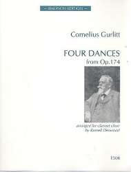4 Dances from op.174 : for clarinet ensemble -Cornelius Gurlitt