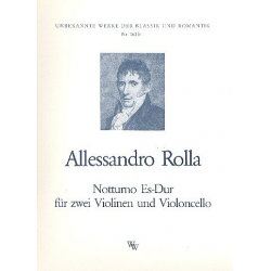 Notturno Es-Dur für 2 Violinen - Alessandro Rolla