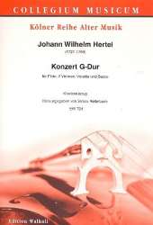 Konzert G-Dur - Johann Wilhelm Hertel