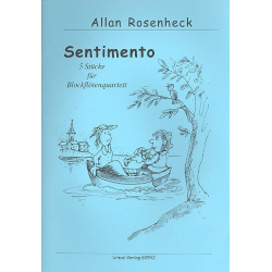 Sentimento für 4 Blockflöten (SATB) - Allan Rosenheck