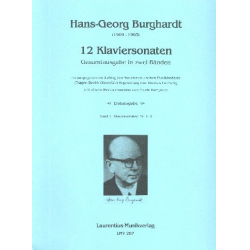 12 Sonaten Band 1 (Nr.1-6) - Hans Georg Burghardt