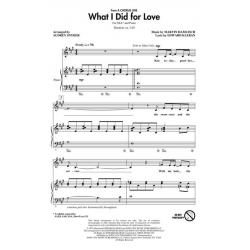 What I Did for Love. SSA - Marvin Hamlisch / Arr. Audrey Snyder