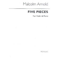 5 Pieces for violin and piano - Malcolm Arnold
