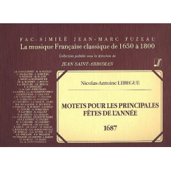 Motets pour les principales -Nicolas Antoine Lebegue