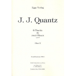 6 Duette op.2 - Johann Joachim Quantz