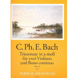 Sonate a-Moll WQ165 - für 2 Violinen und Bc - Carl Philipp Emanuel Bach