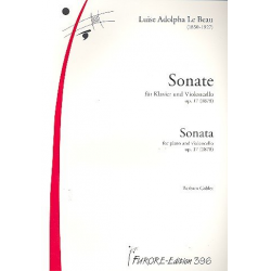 Sonate op.17 für Klavier und Violoncello - Louise Adolpha Le Beau