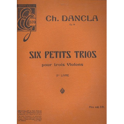 6 petits trios op.99 vol.2 (nos.4-6) -Jean Baptiste Charles Dancla