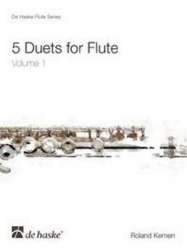 5 Duets vol.1 : for 2 flutes - Roland Kernen