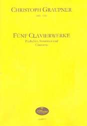 5 Clavierwerke für Klavier - Christoph Graupner