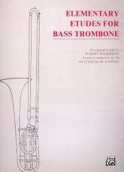 Elementary Etudes for bass trombone - Tommy Pederson