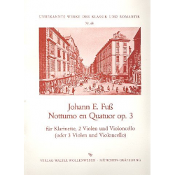 Notturno en quatuor op.3 -Johann Evangelist Fuss